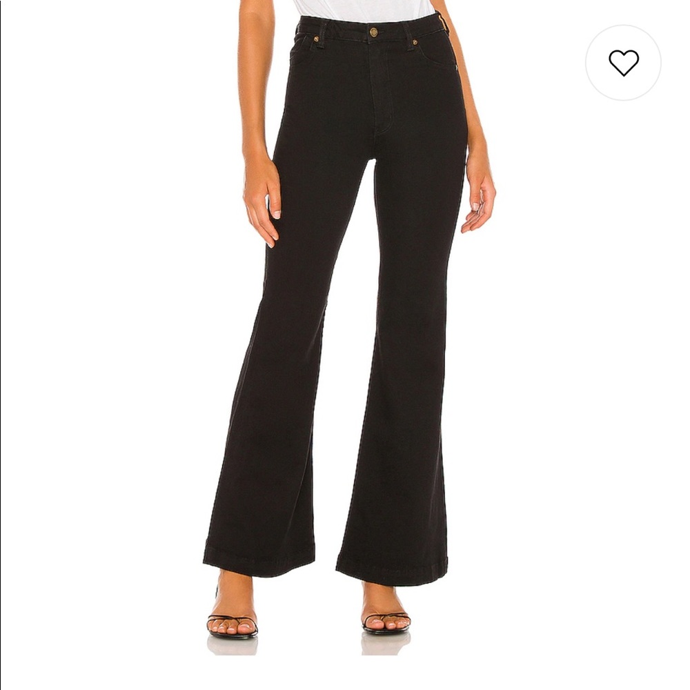 Rolla’s east coast flare/high rise flare jeans